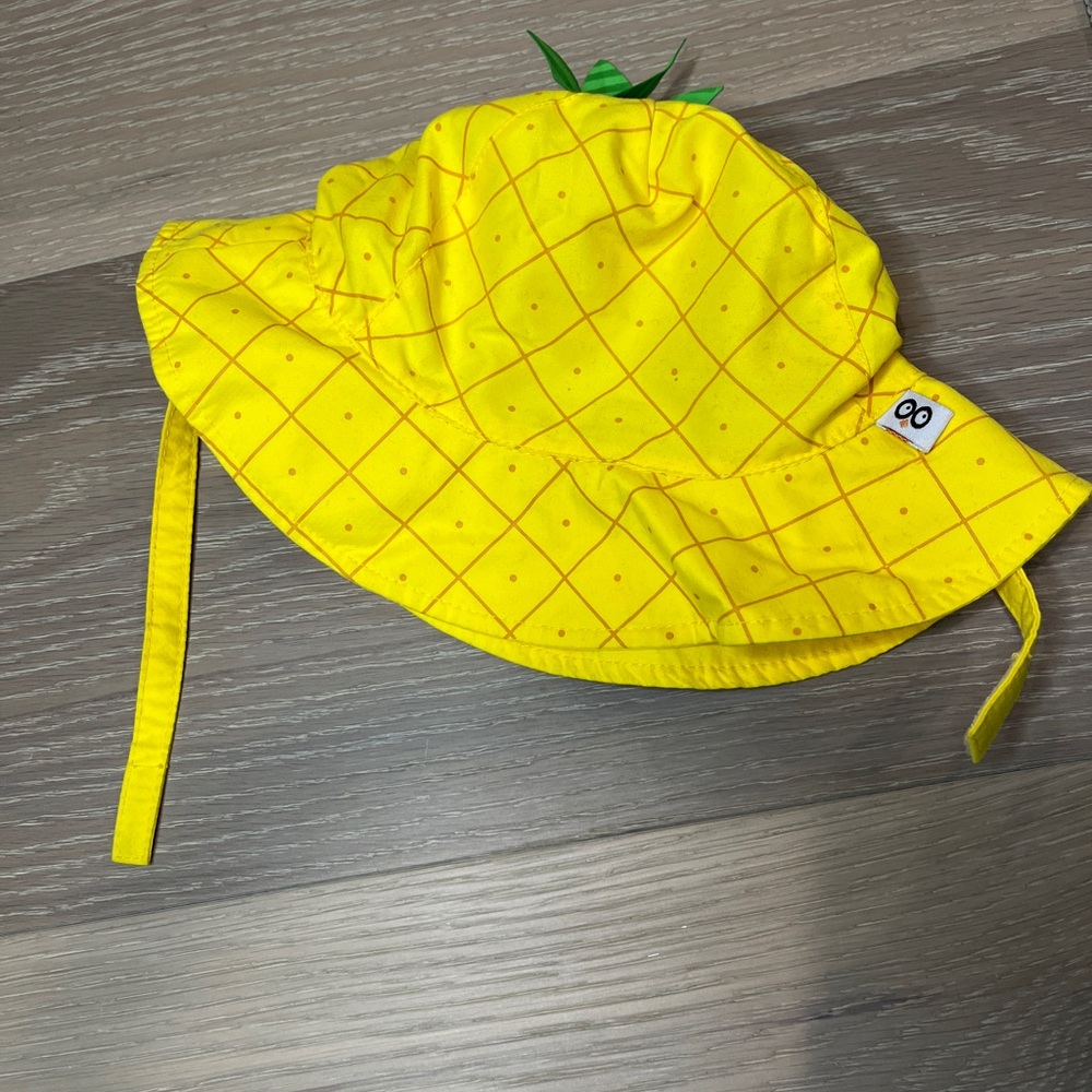 Zoochini. Yellow pineapple Kids Sun Hat